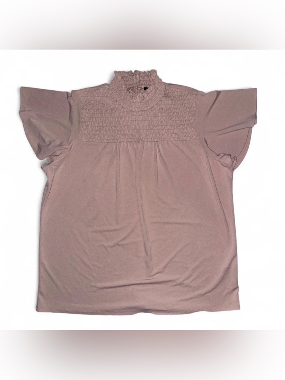 Blush Pink Smocked Top Adrianna Papell